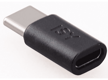 Charger l&#39;image dans la galerie, ISY Adaptateur microUSB - USB-C Noir (IUC-3002)
