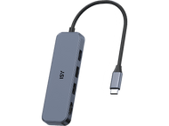 ISY Adaptateur Multiport 4-en-1 USB-C Argenté (IAD-1031)