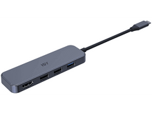 Charger l&#39;image dans la galerie, ISY Adaptateur Multiport 4-en-1 USB-C Argenté (IAD-1031)
