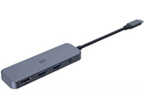 ISY Adaptateur Multiport 5-en-1 USB-C Argenté (IAD-1032)