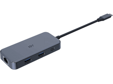 Charger l&#39;image dans la galerie, ISY Adaptateur Multiport 7-en-1 USB-C Argenté (IAD-1033)
