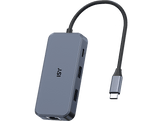 ISY Adaptateur Multiport 7-en-1 USB-C Argenté (IAD-1033)