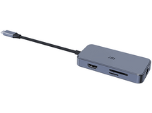 Charger l&#39;image dans la galerie, ISY Adaptateur Multiport 7-en-1 USB-C Argenté (IAD-1033)
