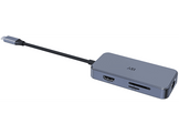 ISY Adaptateur Multiport 7-en-1 USB-C Argenté (IAD-1033)