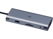 Charger l&#39;image dans la galerie, ISY Adaptateur multiport USB-C Gris (IAD-1025-1)
