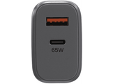 ISY Adaptateur secteur GaN USB-A/USB-C 65 W Gris (IWC 4065-GR)