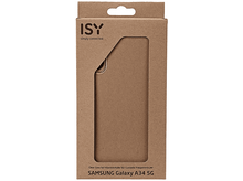 Charger l&#39;image dans la galerie, Boîte en carton marron avec coque transparente, fenêtre transparente montrant la coque.
