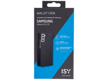 Charger l&#39;image dans la galerie, ISY Bookcover Wallet Galaxy S21 Noir (ISC-3119)
