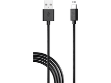 Charger l&#39;image dans la galerie, ISY Câble de charge 3 m Nintendo Switch (IC-5006) Câble USB 3 m Noir
