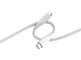 ISY Câble silicone USB-C 2 m Blanc (ICS-5001-WT-CC)