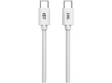 Charger l&#39;image dans la galerie, ISY Câble USB-C 100 W 2m Blanc (IUC-5200)
