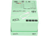 ISY Câble USB-C 1m 60W 480 Mbps Blanc (IUC 1060)