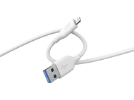 ISY Câble USB - Lightning 2 m Blanc (ICS-5000-WT-AL)