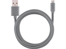 Charger l&#39;image dans la galerie, ISY Câble USB - microUSB Gris 1.8 m Gris (29099)
