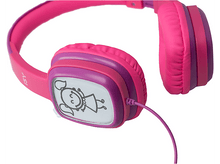 Charger l&#39;image dans la galerie, ISY Casque audio pour enfants + Cartes à dessin Rose (IHP-1001-PK)
