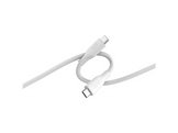 ISY Câble silicone USB-C 2 m Blanc (ICS-5001-WT-CC)