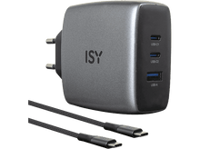 Charger l&#39;image dans la galerie, ISY Chargeur GaN 100W Gris (IAC-5100-GY)
