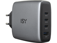 ISY Chargeur GaN 140W Gris (IAC-5140-GY)