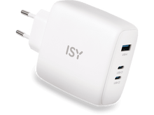 Charger l&#39;image dans la galerie, ISY Chargeur universel 3x USB 100 W Blanc (IAC-5100)
