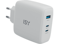 ISY Chargeur USB / USB-C 140 W GaN Blanc (IWC-5140)