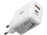 ISY Chargeur secteur USB-A / USB-C 65 W Blanc (IWC-4065)