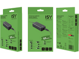 ISY Chargeur universel pour laptop notebook 65 W Noir (IAC-1103-1)