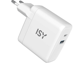 ISY Chargeur USB / USB-C 30 W Blanc (IWC-4030)