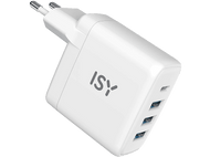 ISY Chargeur USB / USB-C 45 W Blanc (IWC-4045)