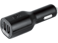 ISY Chargeur voiture 2 x USB Noir (ICC-5100)