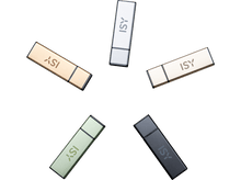 Charger l&#39;image dans la galerie, Cinq clés USB en forme d&#39;étoile sur une surface grise.
