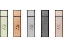 Charger l&#39;image dans la galerie, Cinq clés USB avec des étuis de couleurs différentes. Chacune a un logo &#39;ISY&#39;.
