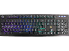 Charger l&#39;image dans la galerie, ISY Clavier gamer RGB LED AZERTY (IGK-3000-BE)
