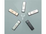 ISY Clé USB 128 GB IMU-2500 - 1 pièce (couleur aléatoire)