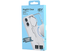 Charger l&#39;image dans la galerie, Coque transparente pour téléphone dans une boîte bleue. Pour iPhone 15.
