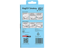 Charger l&#39;image dans la galerie, Emballage d&#39;étui de téléphone noir et bleu avec instructions et logos.
