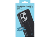 ISY Cover ISC 3145 Wallet 2 en 1 iPhone 16 Pro Noir (2V210623)