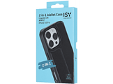 ISY Cover ISC 3145 Wallet 2 en 1 iPhone 16 Pro Noir (2V210623)