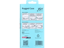 Charger l&#39;image dans la galerie, Une boîte bleue et blanche avec du texte et des images d&#39;une coque et des instructions.
