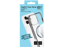 Charger l&#39;image dans la galerie, Coque de téléphone transparente en métal dans une boîte.
