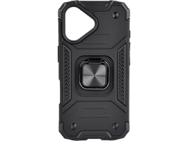 Coque de téléphone noire avec support d