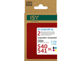 ISY Duopack  540XL Noir + 541XL Cyan / Magenta / Jaune