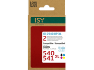 ISY Duopack  540XL Noir + 541XL Cyan / Magenta / Jaune