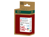 ISY Duopack 545XL Noir + 546XL Cyan / Magenta / Jaune