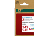 ISY Duopack 545XL Noir + 546XL Cyan / Magenta / Jaune