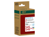 ISY Duopack 545XL Noir + 546XL Cyan / Magenta / Jaune