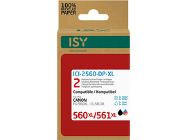 ISY Duopack 560XL Noir + 561XL Cyan / Magenta / Jaune