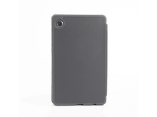 Charger l&#39;image dans la galerie, Un étui de tablette gris avec un objectif d&#39;appareil photo.
