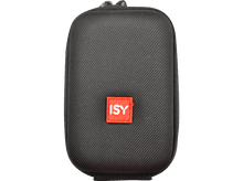 Charger l&#39;image dans la galerie, Étui ISY noir. Petit, rectangulaire, avec le logo ISY rouge.
