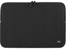 Charger l&#39;image dans la galerie, Housse d&#39;ordinateur portable noire. Elle est rectangulaire et possède une fermeture éclair.
