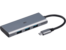 ISY Hub USB-C multi-ports Argenté (IHU-5000)